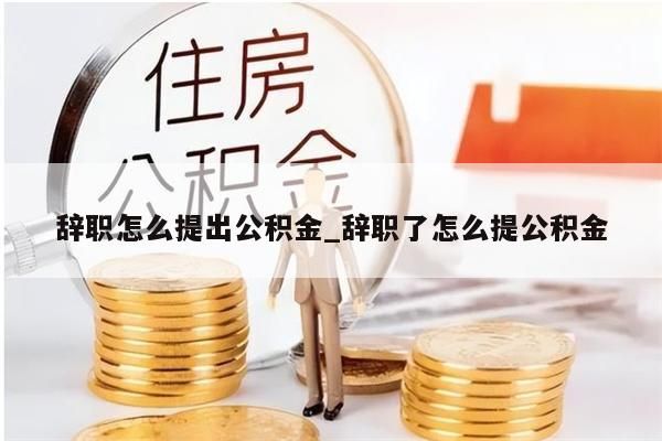 辞职怎么提出公积金_辞职了怎么提公积金